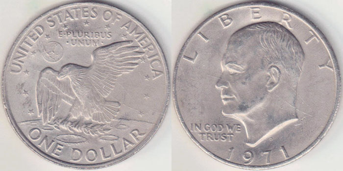 1971 D USA Dollar (Eisenhower) A002684